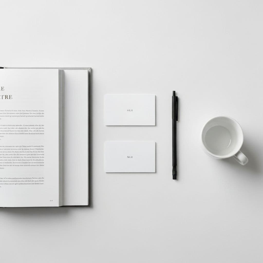 Brand identity design details at Atelier Studio